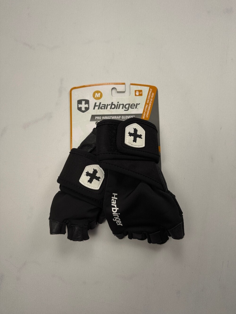 Harbinger Pro Wristwrap Gloves Gloves Black Modern Sporty Workout - M